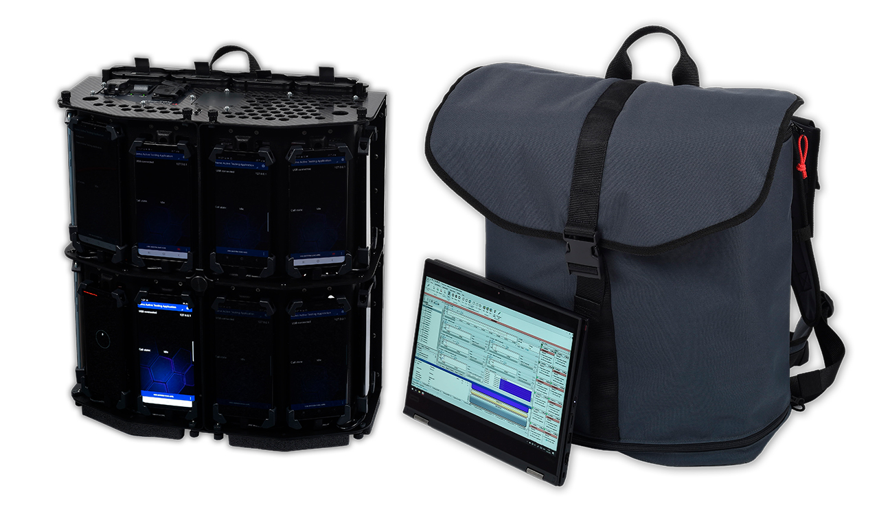 Nemo Backpack Pro for benchmarking 5G network