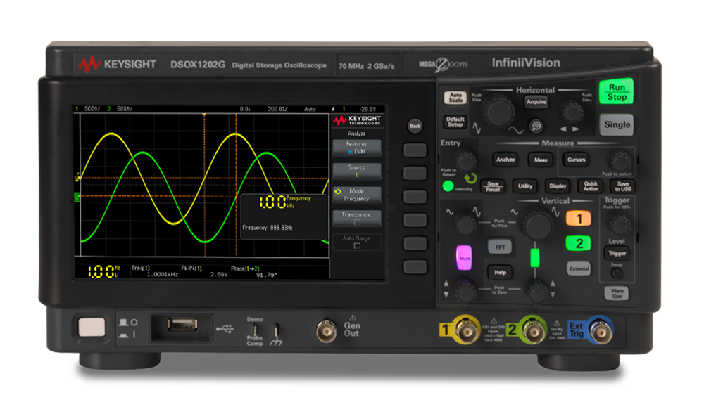 DSOX1202G Bench Oscilloscope