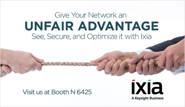 Ixia Booth N 6425 - See, Secure, and Optimize with Ixia