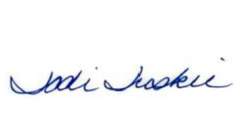Jodi Juskie signature