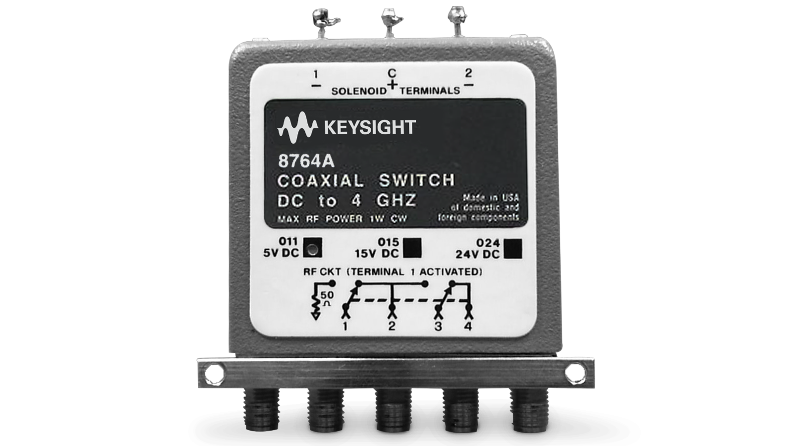 8764A 5-Port Coaxial Switch
