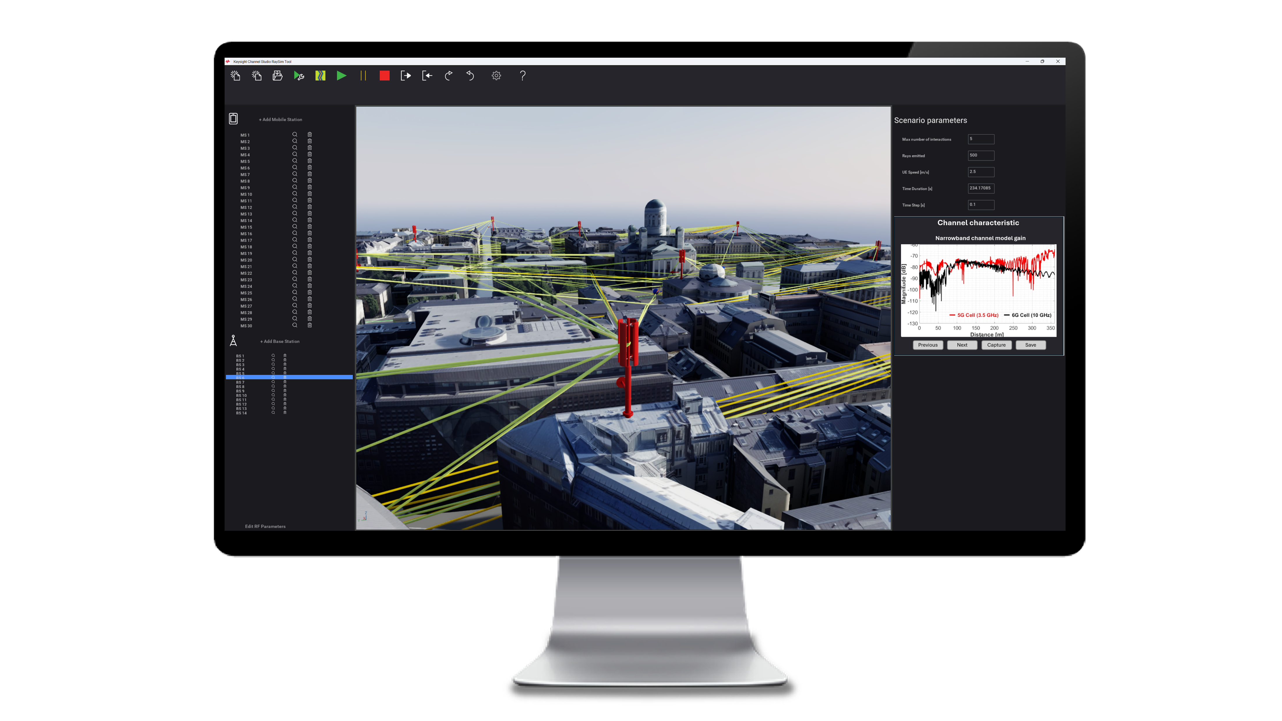 Keysight ray tracing for channel emulation