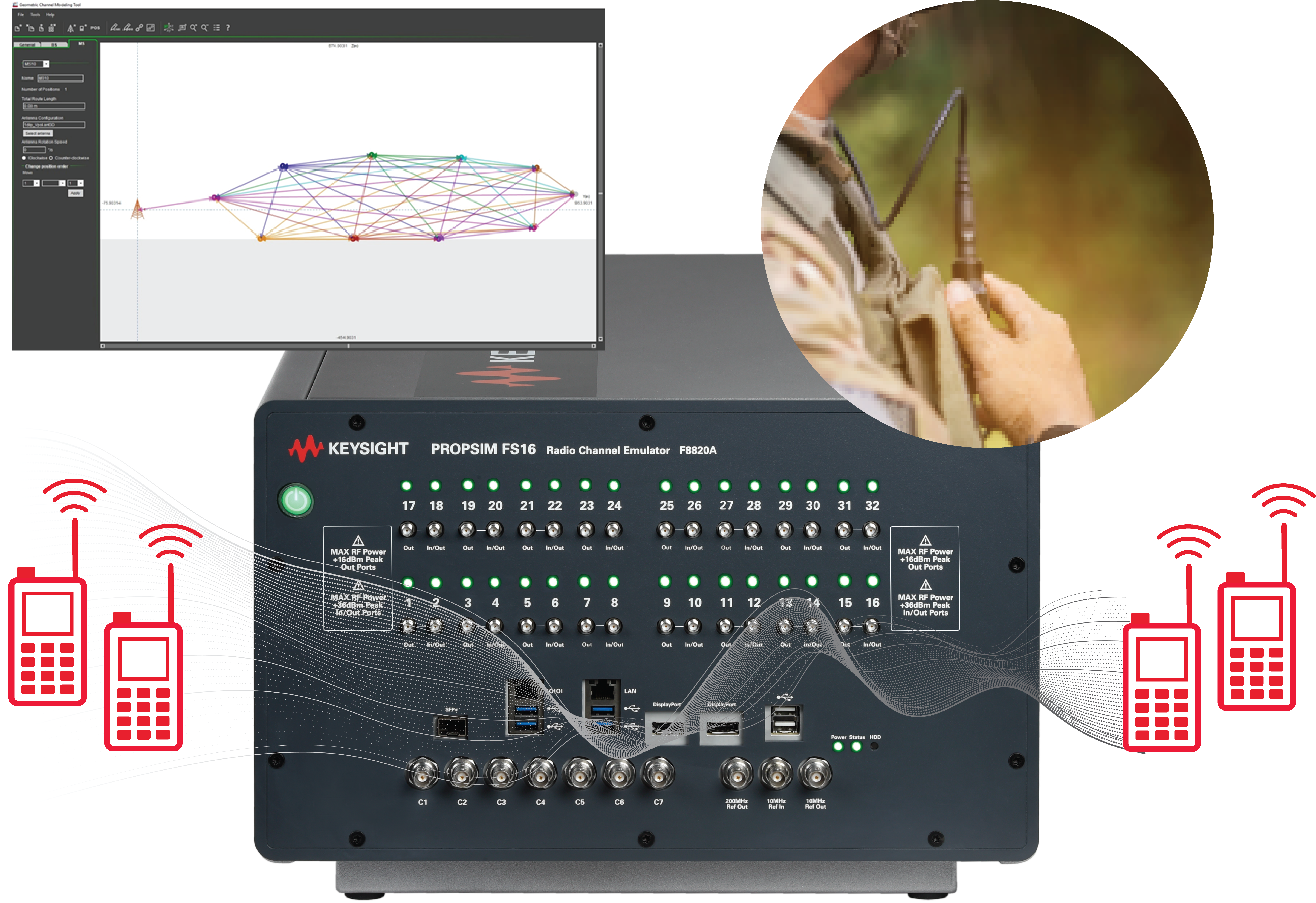 S8826A MANET Channel Emulation Toolset