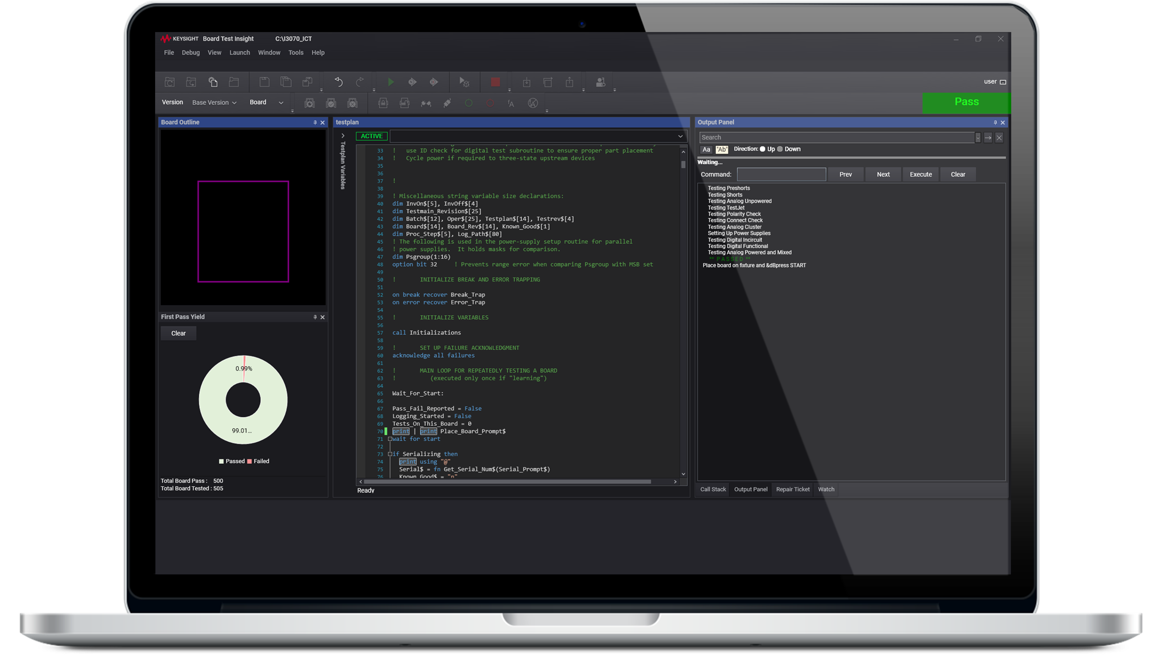 Board Test Insight Software