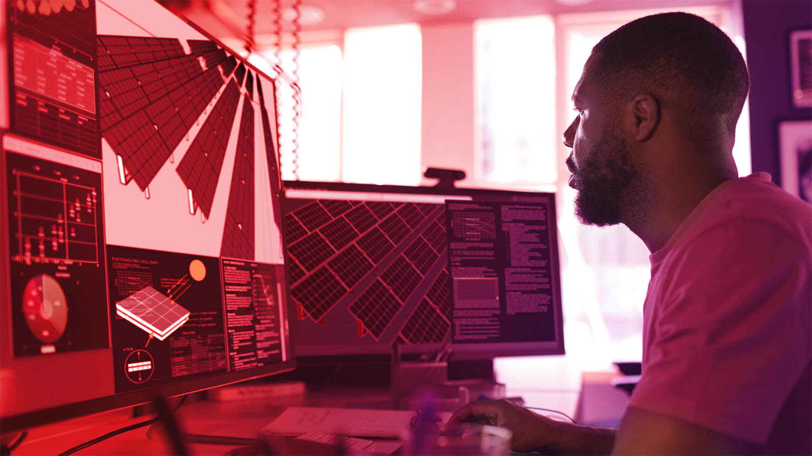 Professional undergoes security training with Keysight